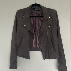 DO+BE suede dusty purple jacket, size M